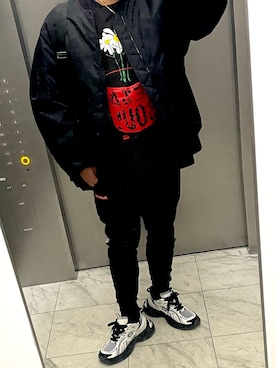 「アイテム（パンツ）」を使った、bullさん（メンズ・173cm）の秋コーディネート