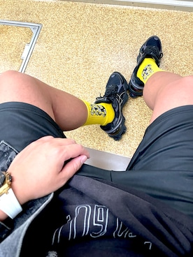 「アイテム（レッグウェア）」を使った、bullさん（メンズ・173cm）の秋コーディネート