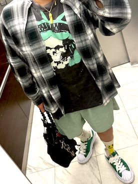 「PORTER（ポーター）のアイテム」を使った、bullさん（メンズ・173cm）の夏コーディネート
