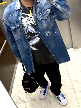 「DSQUARED2（ディースクエアード）のアイテム」を使った、bullさん（メンズ・173cm）の春コーディネート
