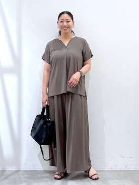「アイテム（パンツ）」を使った、はつなさん（レディース・158cm・30代）の夏コーディネート
