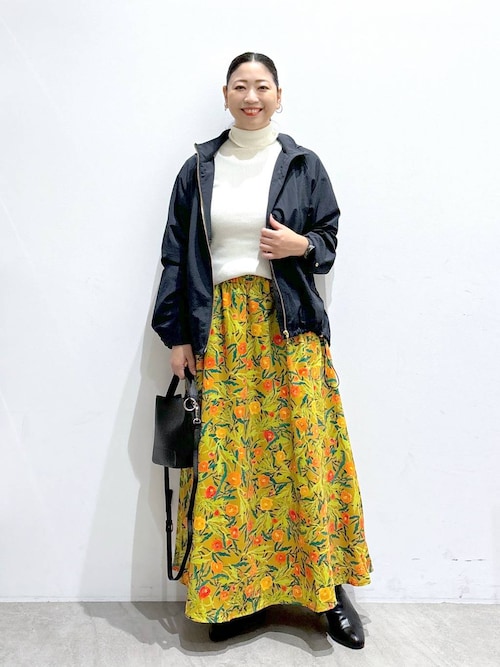 セール】＜タムロアヤノさんコラボ＞ボタニカルプリントスカート