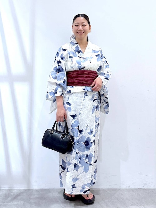 Elura 阪急西宮ガーデンズはつなさんの浴衣を使ったコーディネート