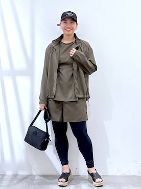 「アイテム（バッグ）」を使った、はつなさん（レディース・158cm・30代）の夏コーディネート