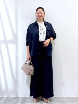 「アイテム（サンダル）」を使った、はつなさん（レディース・158cm・30代）の夏コーディネート