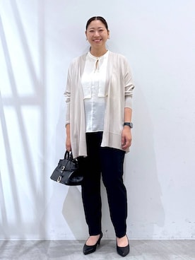 「アイテム（パンプス）」を使った、はつなさん（レディース・158cm・30代）の夏コーディネート