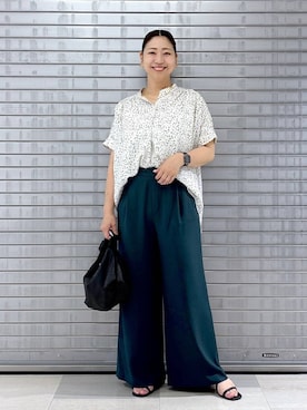 「アイテム（パンツ）」を使った、はつなさん（レディース・158cm・30代）の夏コーディネート