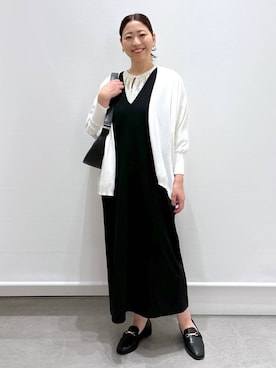 「アイテム（ワンピース/ドレス）」を使った、はつなさん（レディース・158cm・30代）の春コーディネート
