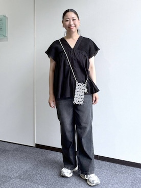 「アイテム（スマホグッズ、その他）」を使った、はつなさん（レディース・158cm）の夏コーディネート