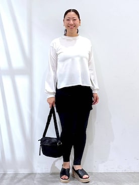 「アイテム（ハンドバッグ）」を使った、はつなさん（レディース・158cm・30代）の夏コーディネート
