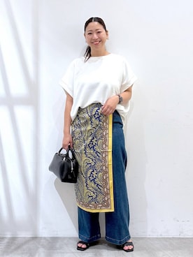 「アイテム（サンダル）」を使った、はつなさん（レディース・158cm・30代）の夏コーディネート