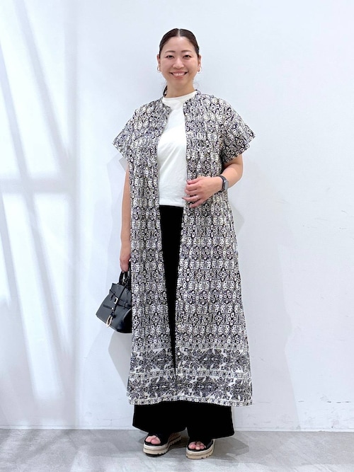 No.382 Prince ラベンダーのウキウキワンピ☆スタイルアップ効果☆ Kirakira zip up (white)