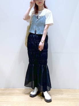 みーやん。さん（レディース・161cm）の夏コーディネート