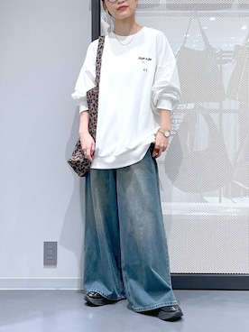 「アイテム（スウェット）」を使った、みーやん。さん（レディース・161cm）の秋コーディネート