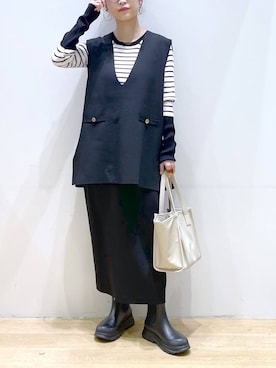 みーやん。さん（レディース・161cm）の冬コーディネート