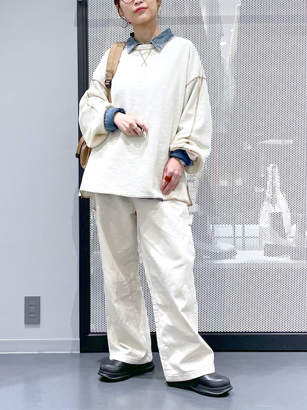 LAKOLE（ラコレ）の「ケミカルウォッシュシャツ長袖 / 140262（シャツ