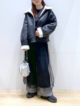 みーやん。さん（レディース・161cm）の冬コーディネート