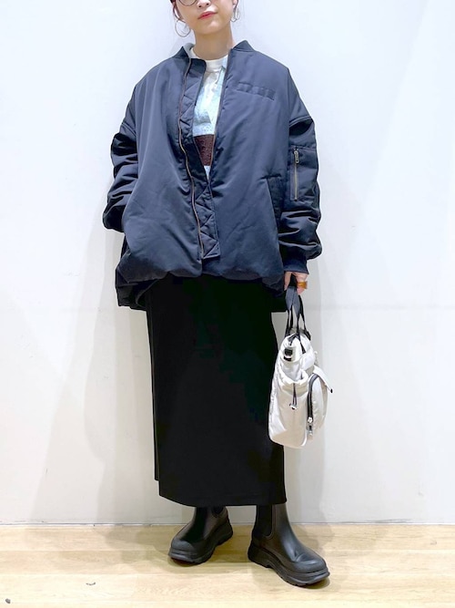本日限り特別値下⚫︎マルボンレディース防寒ボンバージャケット⚫︎ 薄手綿入りブルゾン セール】中綿ボンバージャケット / 634974（ブルゾン）｜LAKOLE