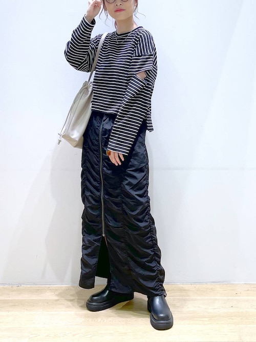tシャツ カットアウト長袖プルオーバーカットソー レディース セール】カットアウト長袖プルオーバー / 148087（Tシャツ