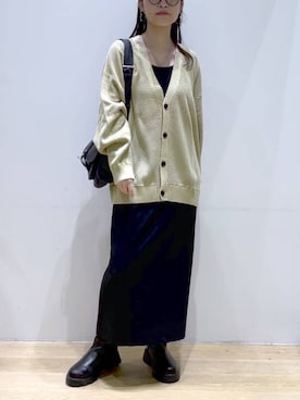「LAKOLE（ラコレ）のアイテム（ブーツ）」を使った、みーやん。さん（レディース・161cm）の春コーディネート