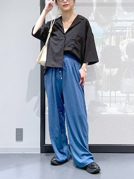 「LAKOLE（ラコレ）のアイテム（アクセサリー）」を使った、みーやん。さん（レディース・161cm）の夏コーディネート