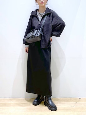 「LEPSIM」｜みーやん。さん（レディース・161cm）の冬コーディネート