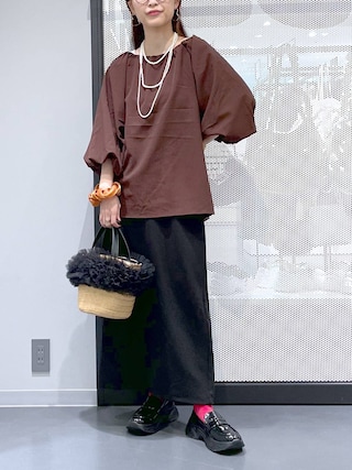 LAKOLE（ラコレ）の「2WAYペーパーチュールコンビショルダーバッグ