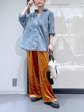 「アイテム（レインシューズ）」を使った、みーやん。さん（レディース・161cm）の秋コーディネート