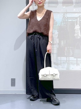 「アイテム（シュシュ）」を使った、みーやん。さん（レディース・161cm）の夏コーディネート