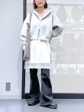 「LAKOLE（ラコレ）のアイテム」を使った、みーやん。さん（レディース・161cm）の春コーディネート