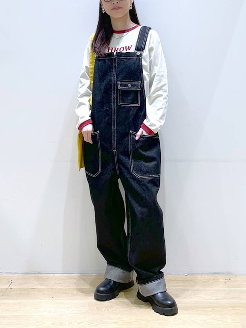 LOLO LIKE デニム　オーバーオール　L LOLO / ロロ インディゴデニムオーバーオール | cotyle