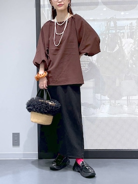 「アイテム（シュシュ）」を使った、みーやん。さん（レディース・161cm）の夏コーディネート