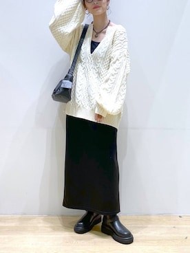 みーやん。さん（レディース・161cm）の冬コーディネート
