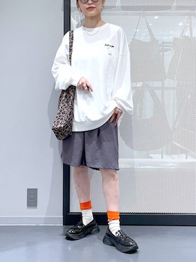 「アイテム（ヘアアクセサリー）」を使った、みーやん。さん（レディース・161cm）の秋コーディネート