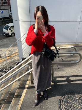 Maikaさん（レディース・163cm）の冬コーディネート