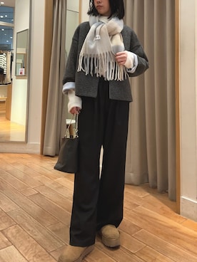 Maikaさん（レディース・163cm）の冬コーディネート