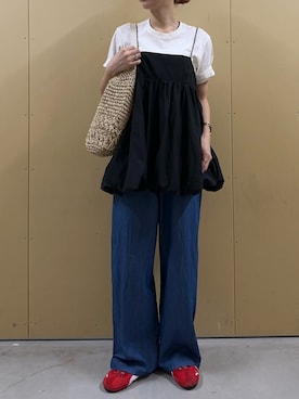 「PUMA」｜Maikaさん（レディース・163cm）の夏コーディネート