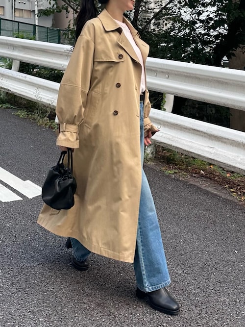 発売のたびに即完売する大人気アイテム】袖ボリュームトレンチ