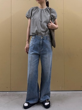「GEVACO」｜Maikaさん（レディース・163cm）の夏コーディネート