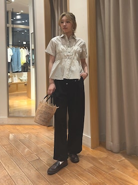「TARANGO（タランゴ）のアイテム」を使った、Maikaさん（レディース・163cm）の春コーディネート