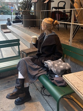 nanakaさん（レディース・158cm）の冬コーディネート