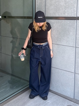 「FREE'S MART（フリーズマート）のアイテム」を使った、nanakaさん（レディース・158cm）の夏コーディネート
