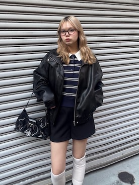 「FREE'S MART（フリーズマート）のアイテム」を使った、nanakaさん（レディース・158cm）の冬コーディネート