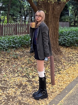 「FREE'S MART（フリーズマート）のアイテム」を使った、nanakaさん（レディース・158cm）の冬コーディネート