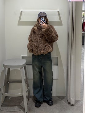 「FREE'S MART（フリーズマート）のアイテム」を使った、nanakaさん（レディース・158cm）の冬コーディネート