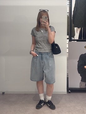 「FREE'S MART（フリーズマート）のアイテム」を使った、nanakaさん（骨格ストレート・レディース・158cm）の夏コーディネート