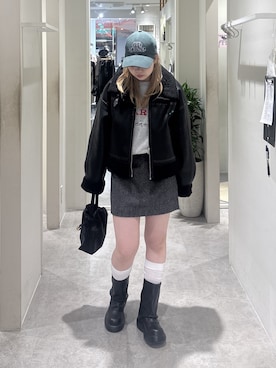 nanakaさん（レディース・158cm）の冬コーディネート