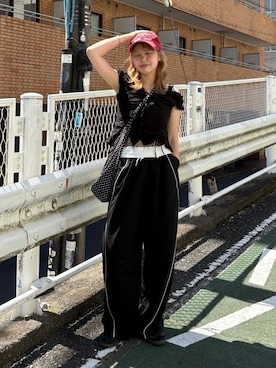 「FREE'S MART（フリーズマート）のアイテム」を使った、nanakaさん（骨格ストレート・レディース・158cm）の夏コーディネート