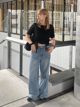 「FREE'S MART（フリーズマート）のアイテム」を使った、nanakaさん（骨格ストレート・レディース・158cm）の夏コーディネート