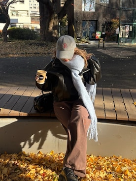 「FREE'S MART（フリーズマート）のアイテム」を使った、nanakaさん（レディース・158cm）の冬コーディネート